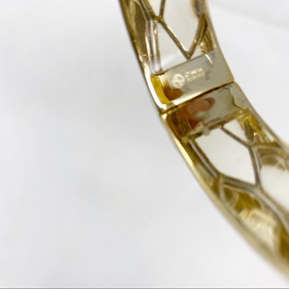 Cristina Sabatini MP Wall Bangle Bracelet 18k Gold - Picture 9 of 13